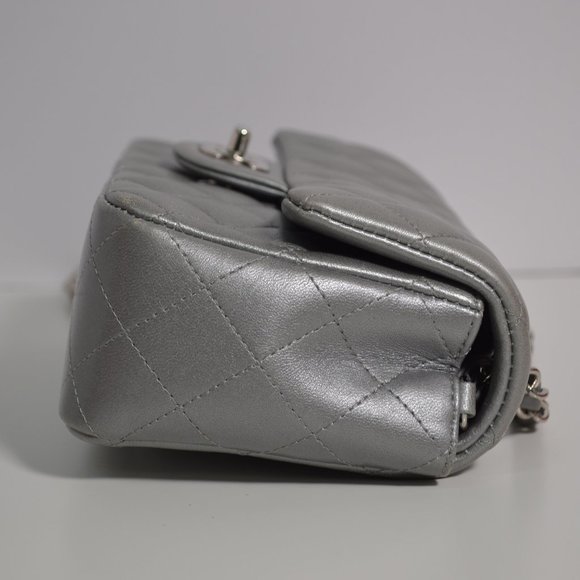 Chanel Silver Flap Bag - Picture 8 of 11
